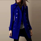 Marcella | Women’s Double Breasted Long Coat