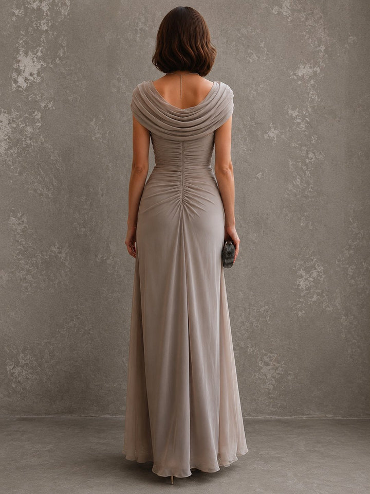 Womens maxi dress paired with accessories for casual daytime wear