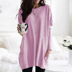 Brianna | Women’s Pocket Long Sleeve Tunic Sweater