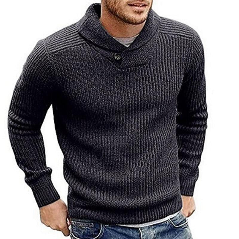 Langdon | Men’s Ribbed Collar Sweater