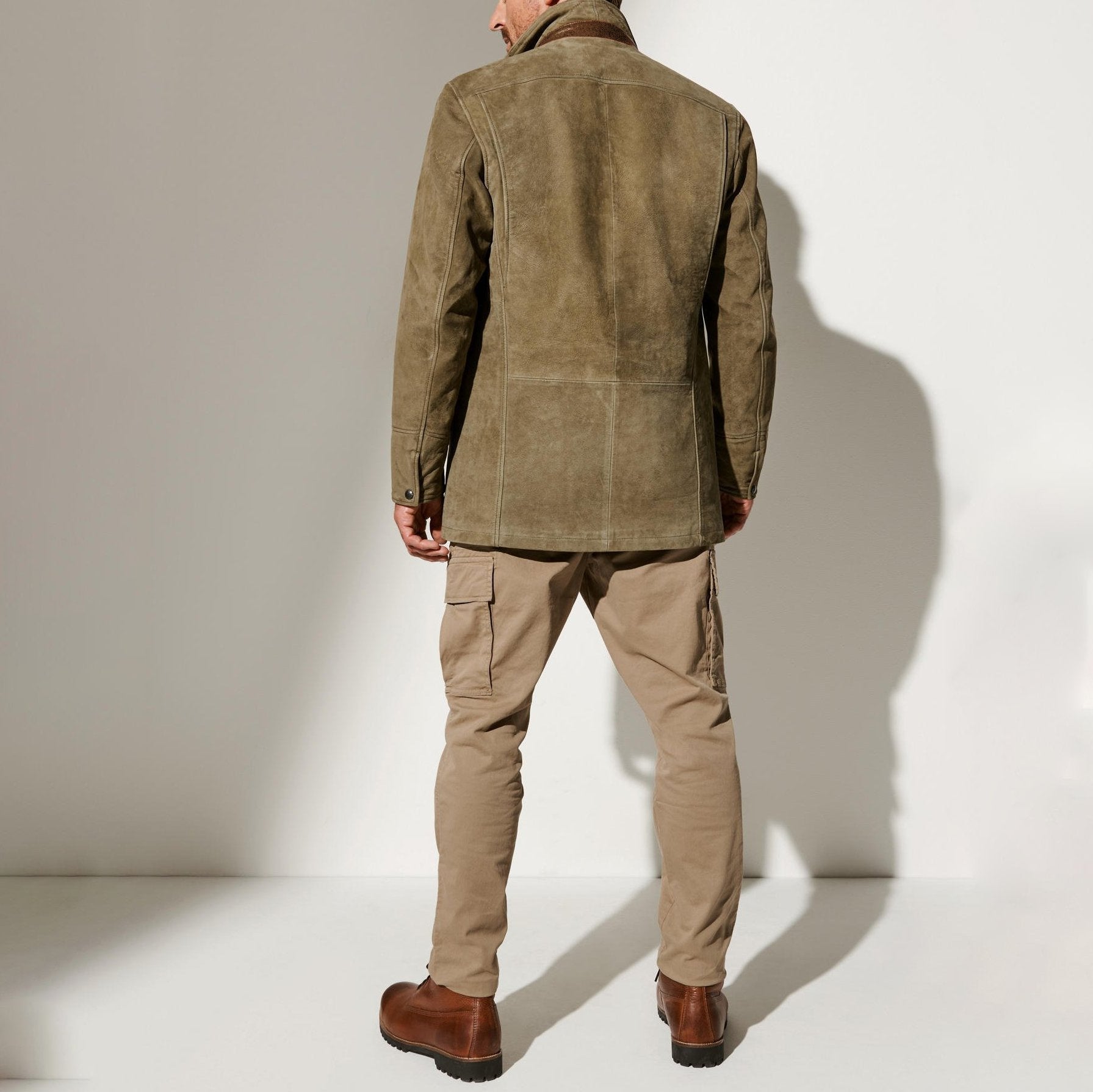 Thayer | Men’s Tailored Suede Jacket