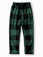 Cedric | Men’s Plaid Teddy Trousers