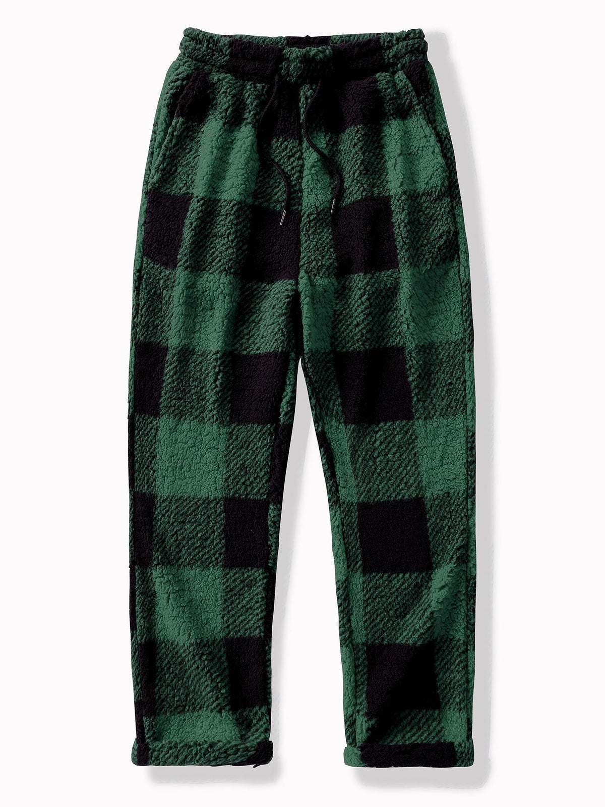 Cedric | Men’s Plaid Teddy Trousers