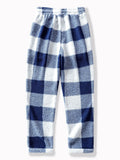 Cedric | Men’s Plaid Teddy Trousers
