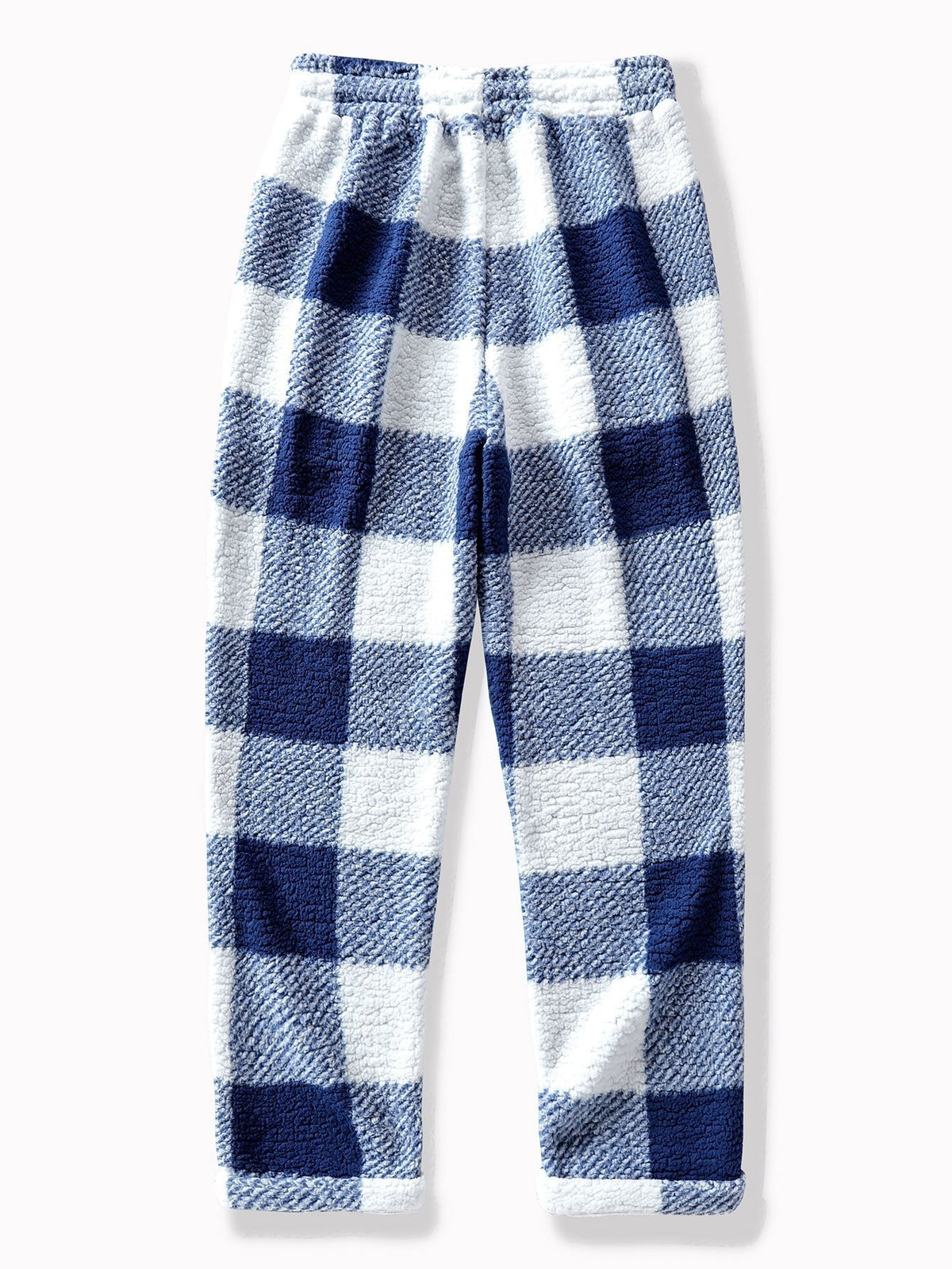 Cedric | Men’s Plaid Teddy Trousers