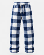 Cedric | Men’s Plaid Teddy Trousers