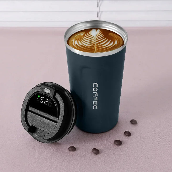 Eco-friendly stainless steel insulated bottle with smart features
