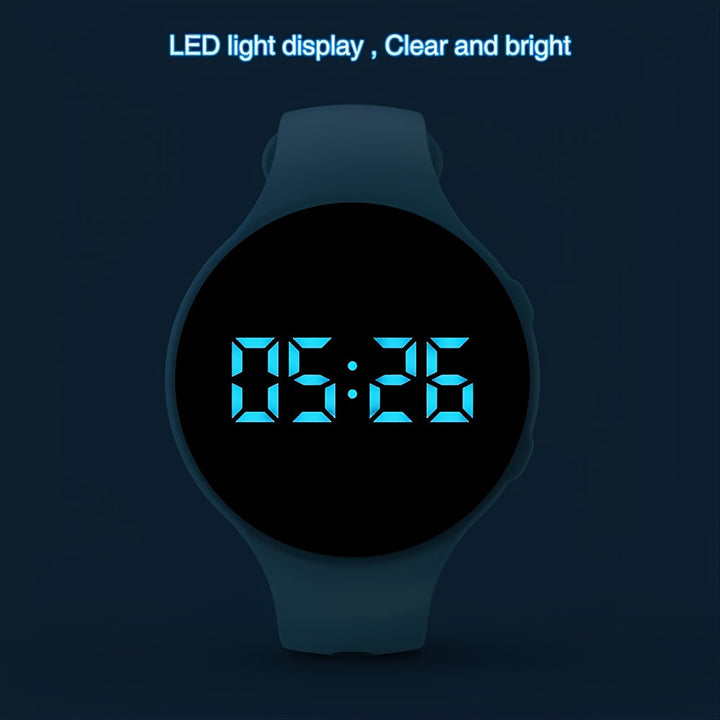 Kids fitness tracker showing silent vibration alarm feature
