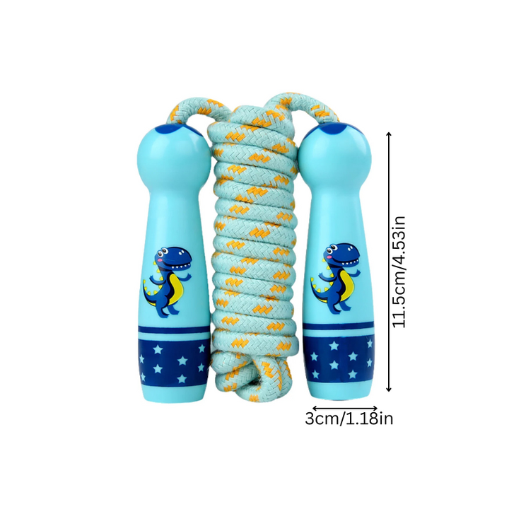 Colorful children exercise skipping rope ideal for active play and outdoor toys