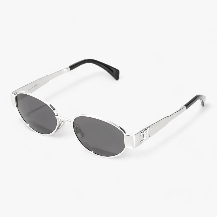 Side view of fashionable women's polarized sunglasses for summer