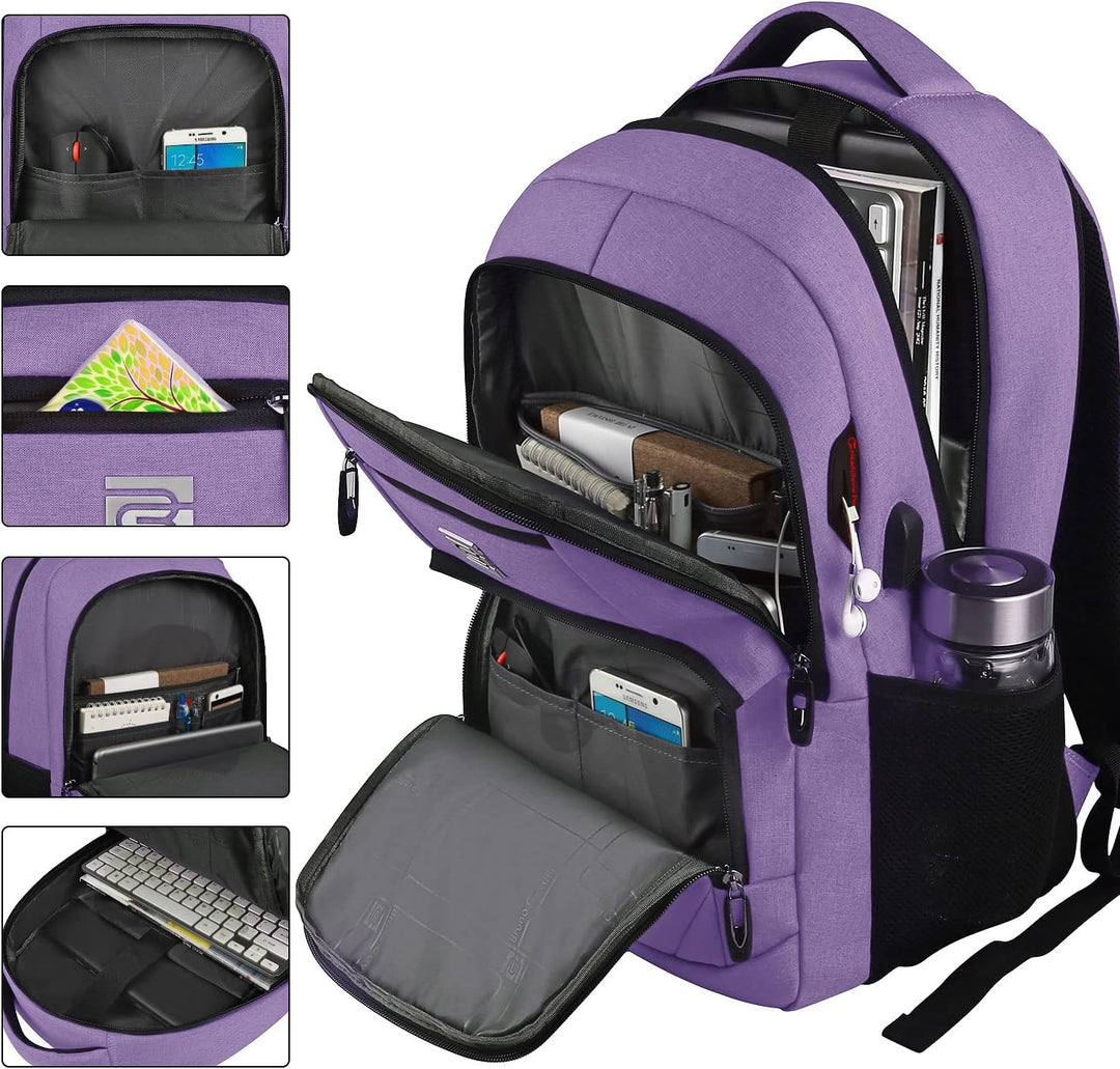 Slim profile laptop bag fitting easily in overhead airplane bins