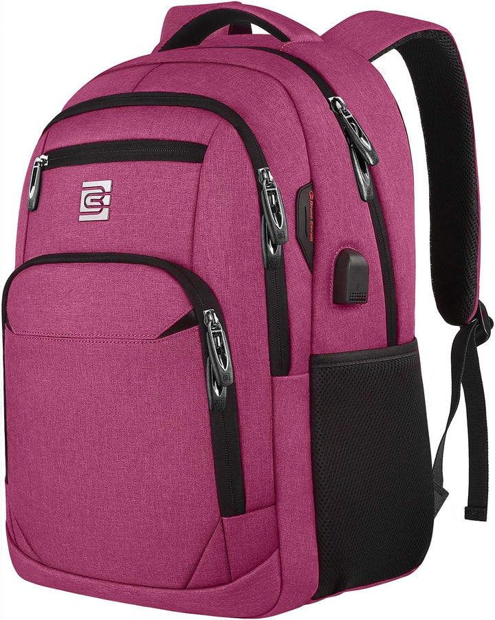 Waterproof fabric texture close-up on commuter backpack