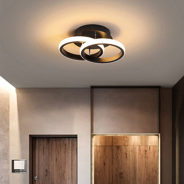 Close-up of smart LED lighting fixture designed for kitchen and bedroom