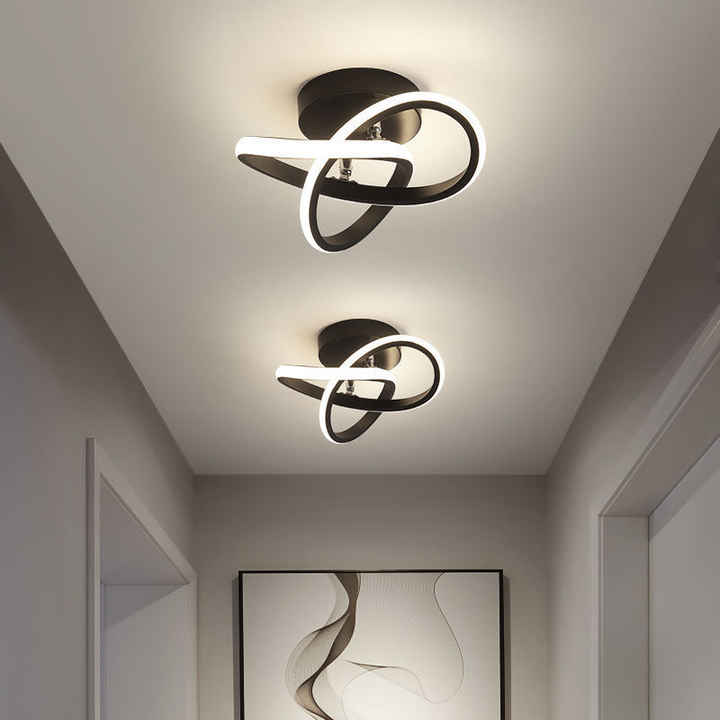 Sleek dimmable ceiling lamp installed in a modern interior setting