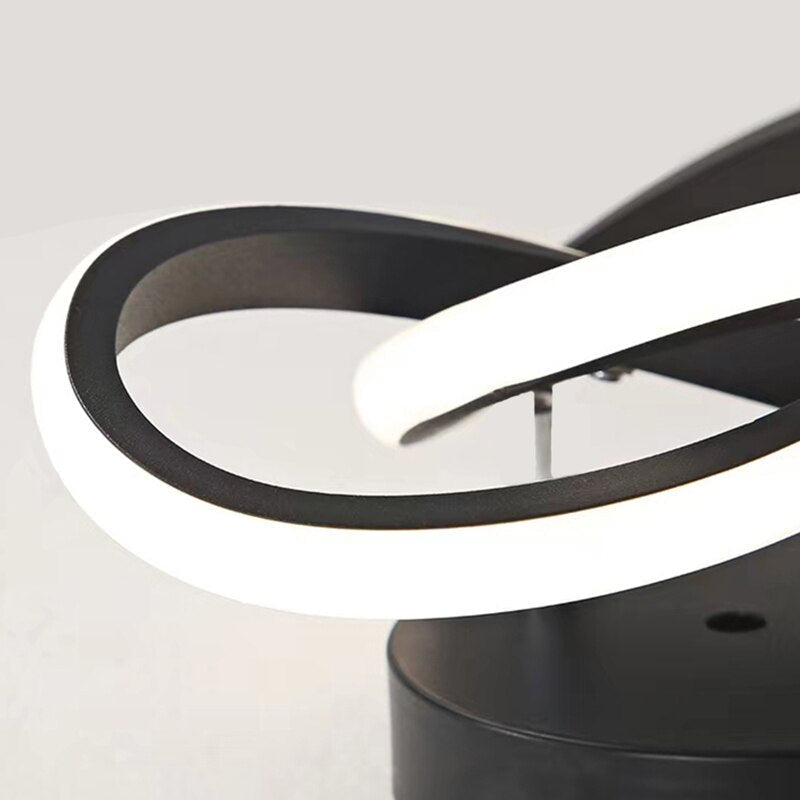 Modern LED ceiling lamp showing dimmable light settings for home decor