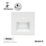 White with Sensor B