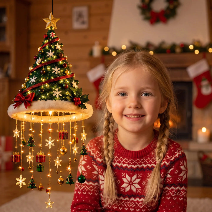 Festive LED lighted Santa hat, perfect holiday apparel and Christmas accessory