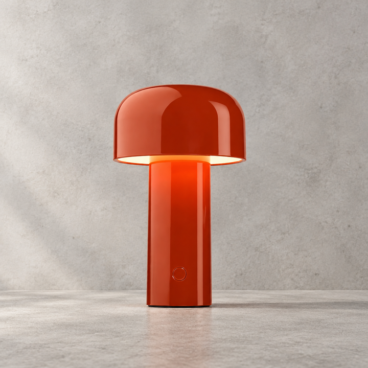 Portable table lighting creating a warm ambiance for dinner parties