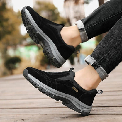 Comfortable footwear for men featuring breathable mesh and flexible sole