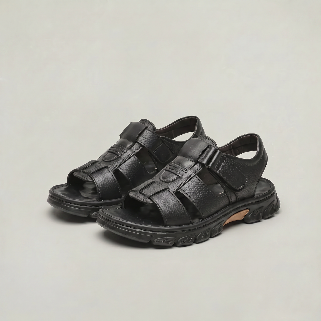 Comfortable summer footwear for men with cushioned support soles