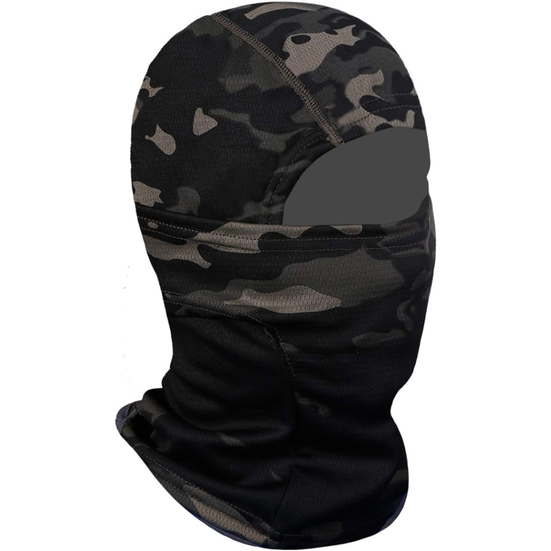 Breathable outdoor gear ski mask designed for running and hiking