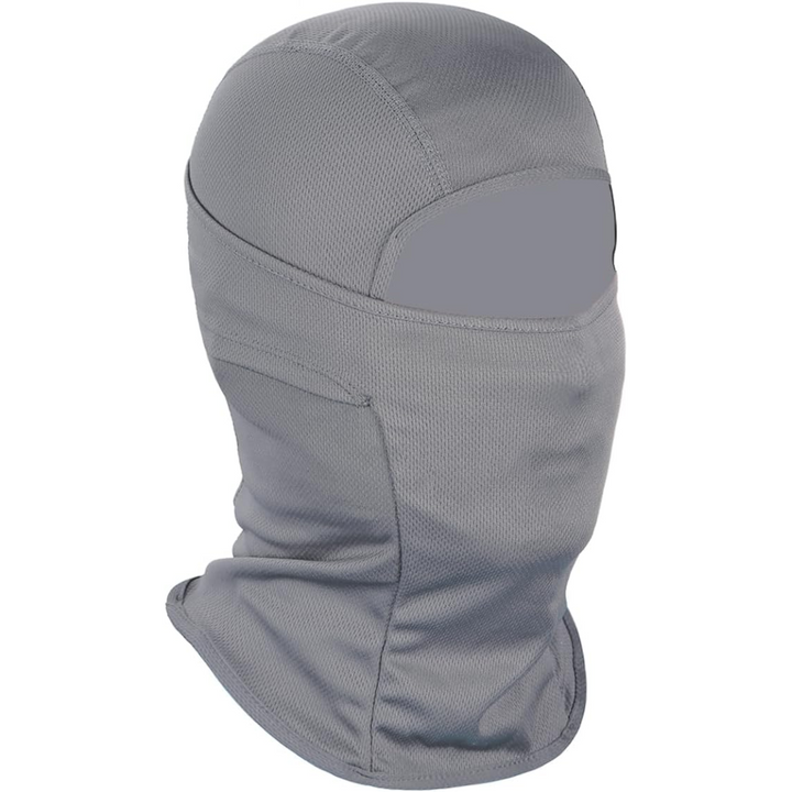 Close-up of lightweight fabric texture on unisex UV protection balaclava