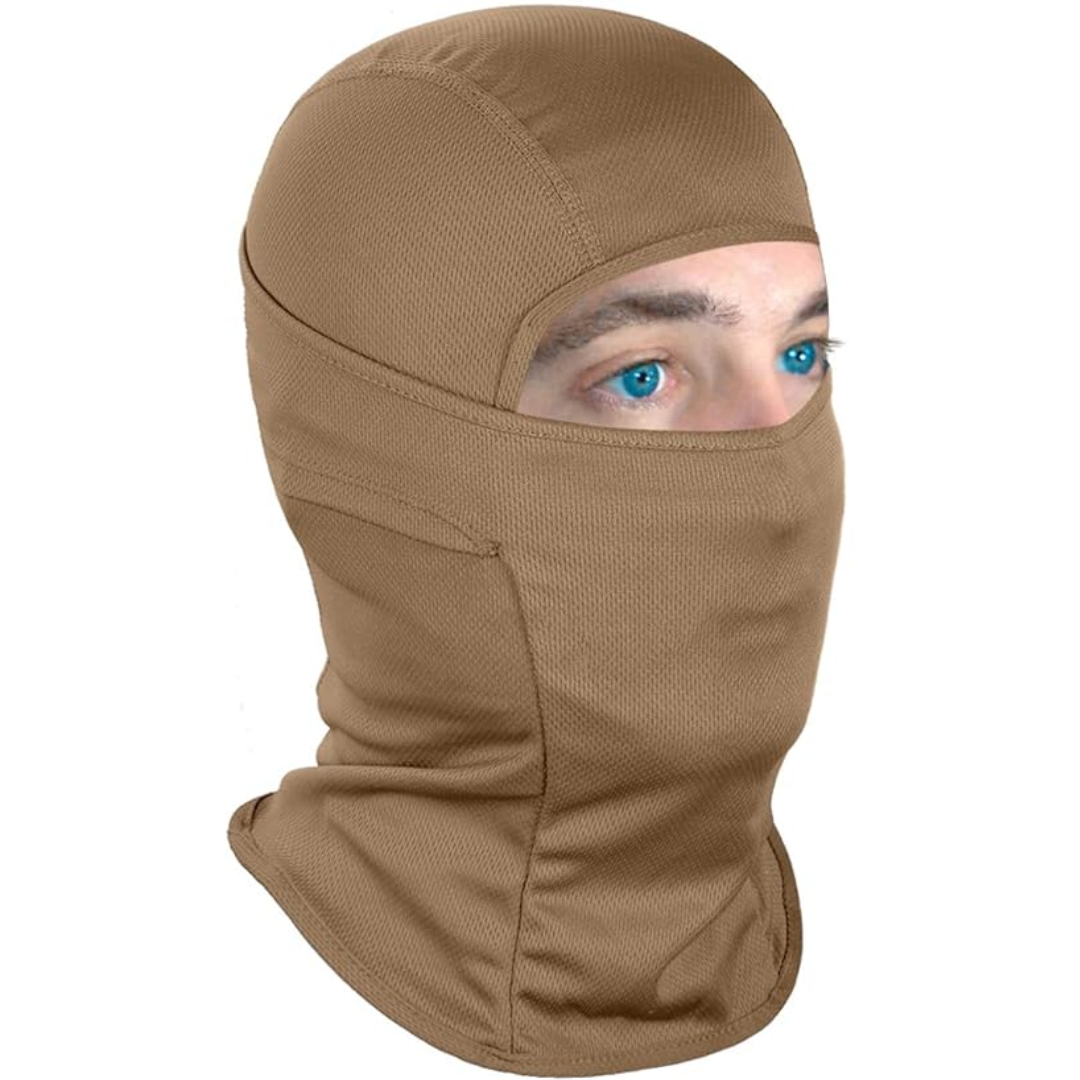 Outdoor sports cycling mask with breathable fabric and UV protection