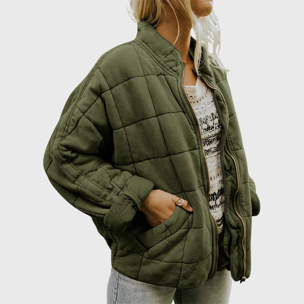 Imane | Women’s Quilted Zip Jacket