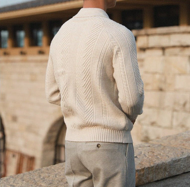 Cormac | Men’s Collared Knit Sweater
