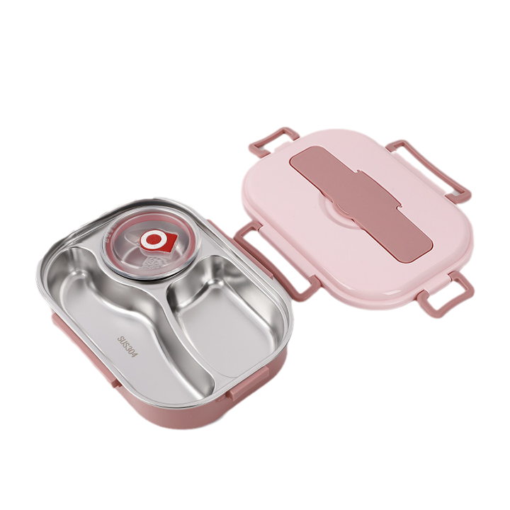 Leak proof thermal food jar lid detail and silicone seal
