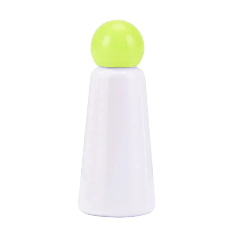 Insulated water bottle base and minimalist branding area