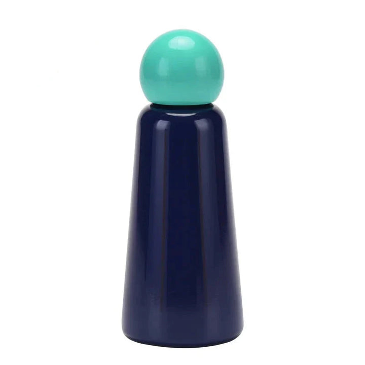 Durable metal water bottle suitable for hiking and camping
