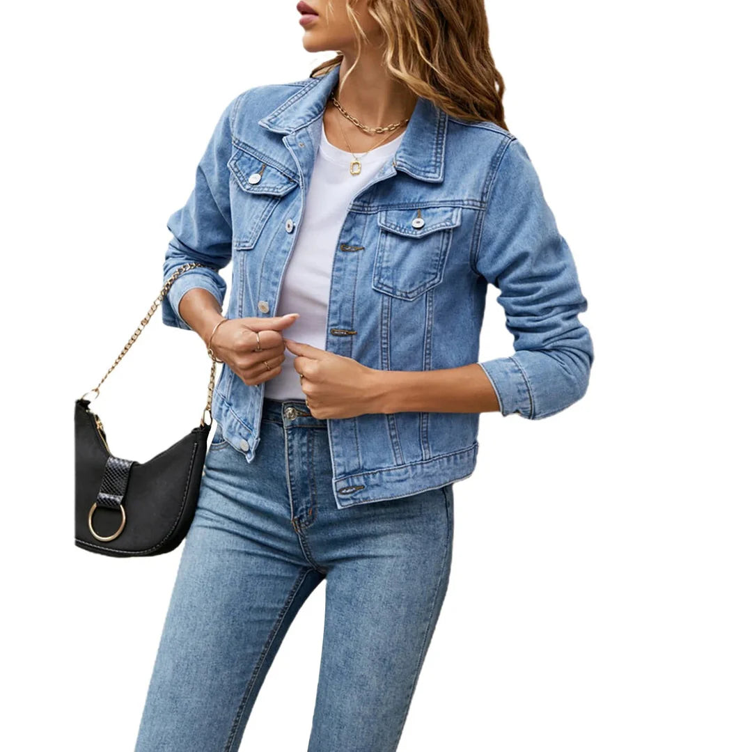 Tinsley | Women’s Cropped Denim Jacket