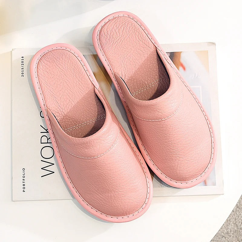 Mens slip on home shoes showcasing lightweight flexible construction