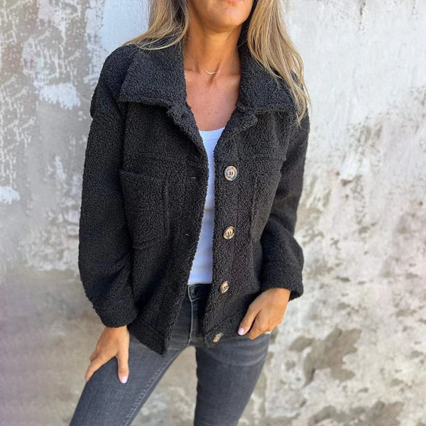 Sorella | Women’s Button Front Sherpa Jacket