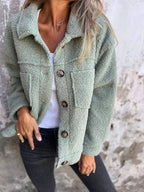 Sorella | Women’s Button Front Sherpa Jacket