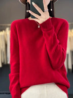Elaria | Women’s Round Neck Long Sleeve Sweater