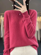 Elaria | Women’s Round Neck Long Sleeve Sweater