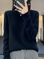 Elaria | Women’s Round Neck Long Sleeve Sweater