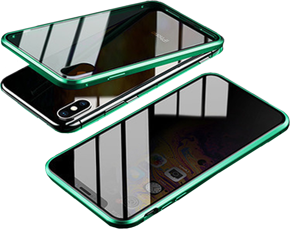 Transparent mobile protection case showing original phone color inside