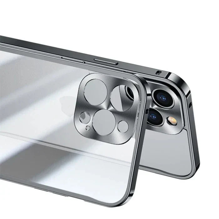 MagSafe phone cover for iPhone 15 angled to show camera bezel