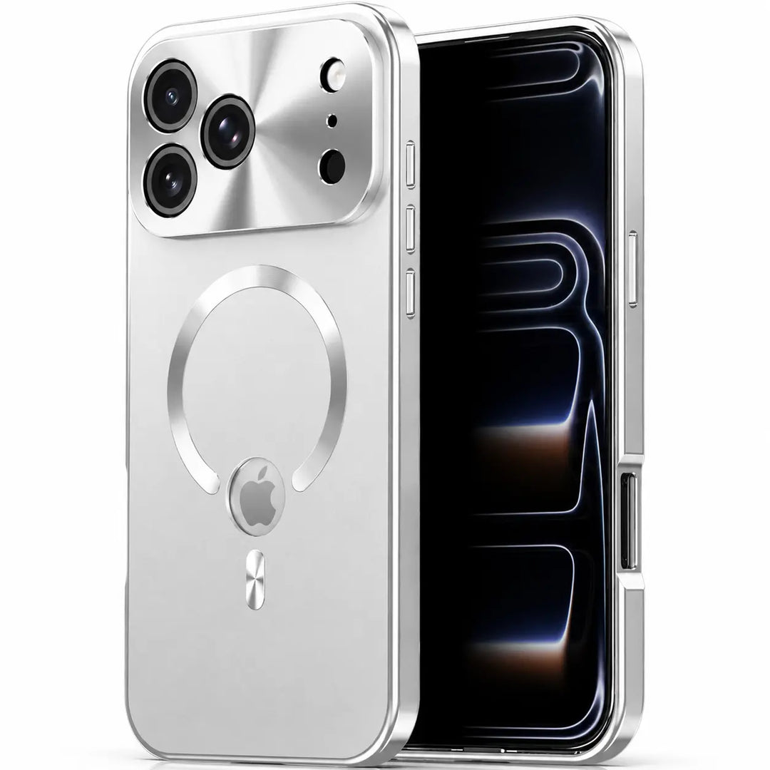 Shockproof phone protector with built-in MagSafe magnets