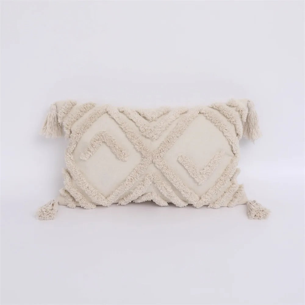 Plush tufted pillow cover designed for ultimate comfort and style