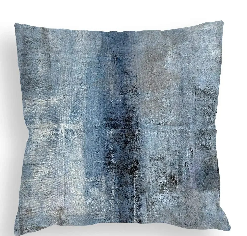 Elegant square cushion slipcase showcasing modern tricolor palette [[lstfy-media:11]]
