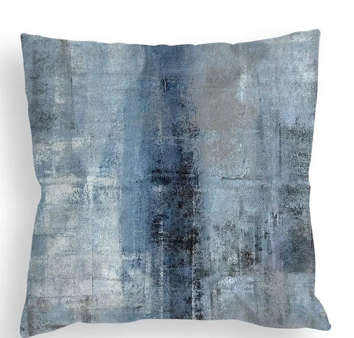 Elegant square cushion slipcase showcasing modern tricolor palette [[lstfy-media:11]]