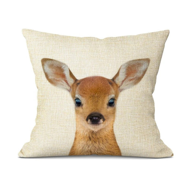 Interior styling inspiration featuring the animal decor throw pillow