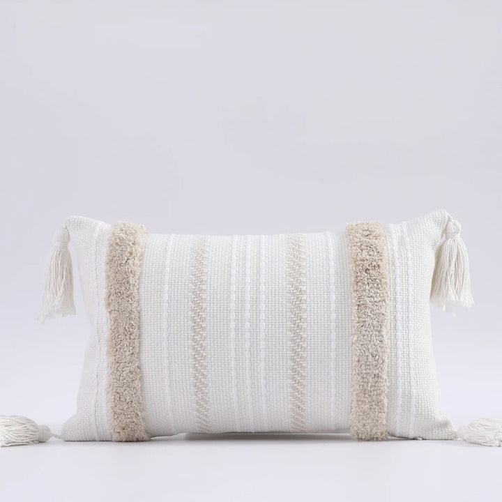 Premium tufted throw pillow cover with Moroccan motifs