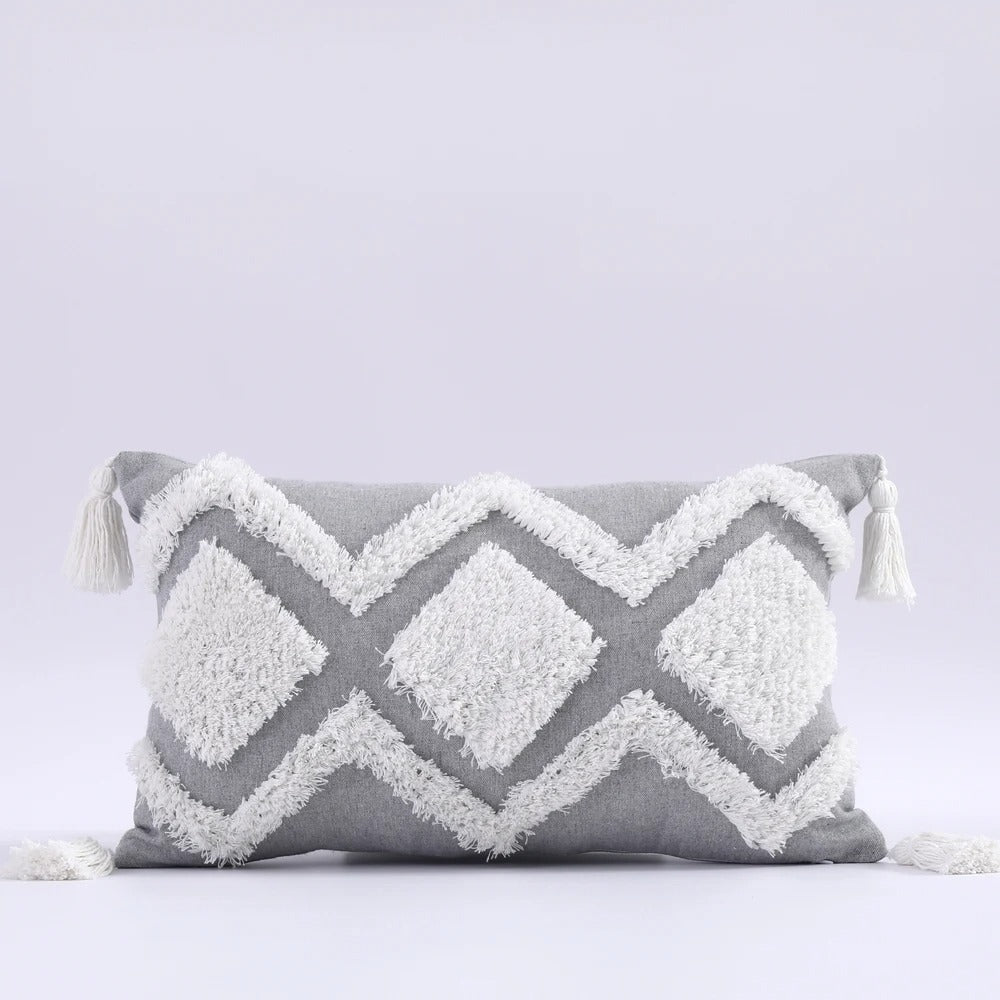 Moroccan design pillow cover enhancing modern living spaces