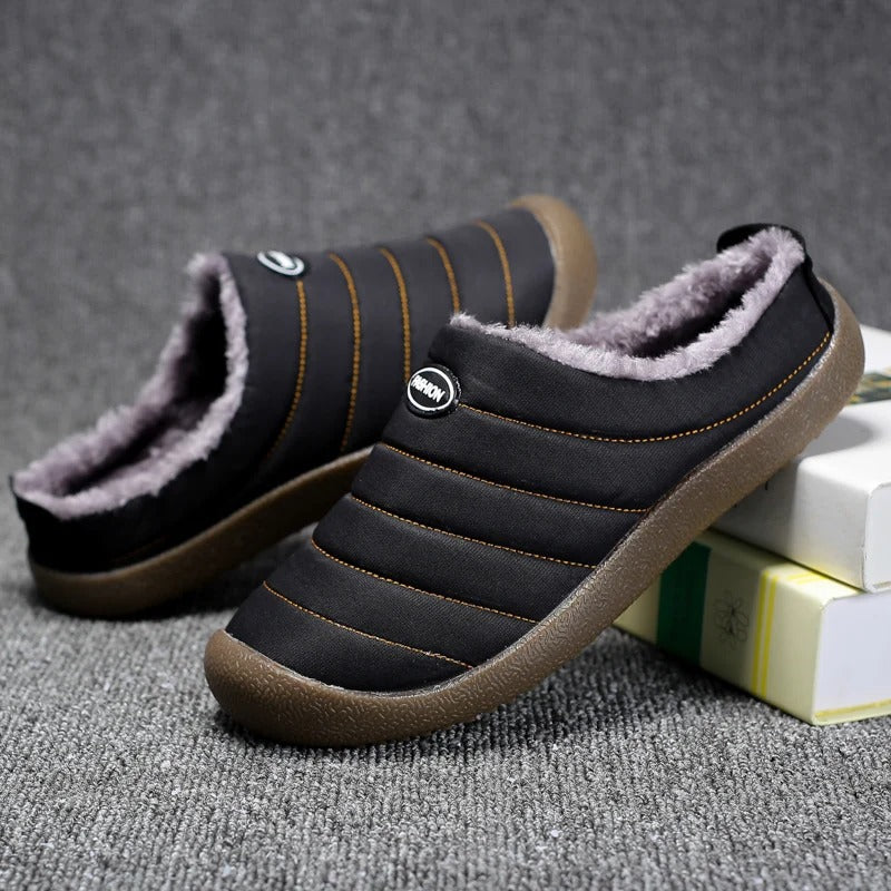 Slip on indoor house shoes for men