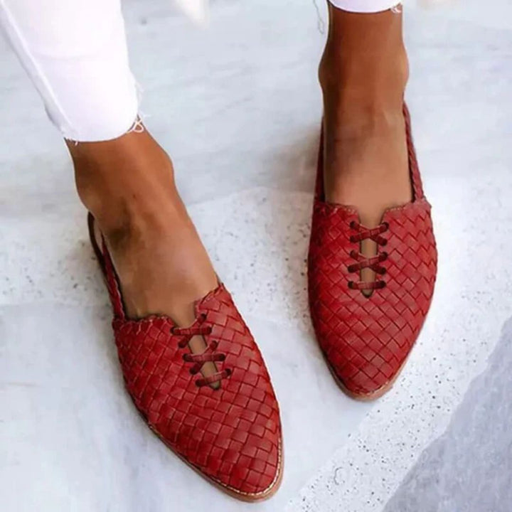 Women's comfortable slip-on sandals in stylish summer footwear design